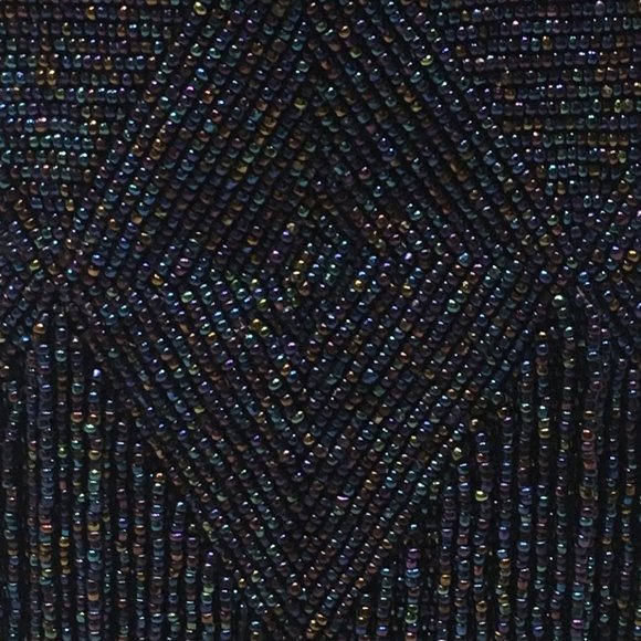 BLUE BEADED PHONE BAG - Picture 10 of 14